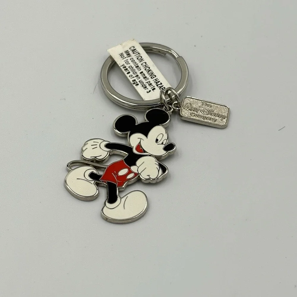 Mickey Mouse Key Chain Vintage Walk Disney‎ Metal New